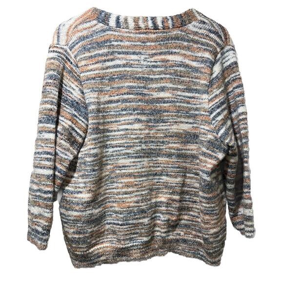 Lane Bryant Woman's Multi Color Strip Button Up Cardigan Sweater Sz 18 20 NWT - Picture 8 of 9